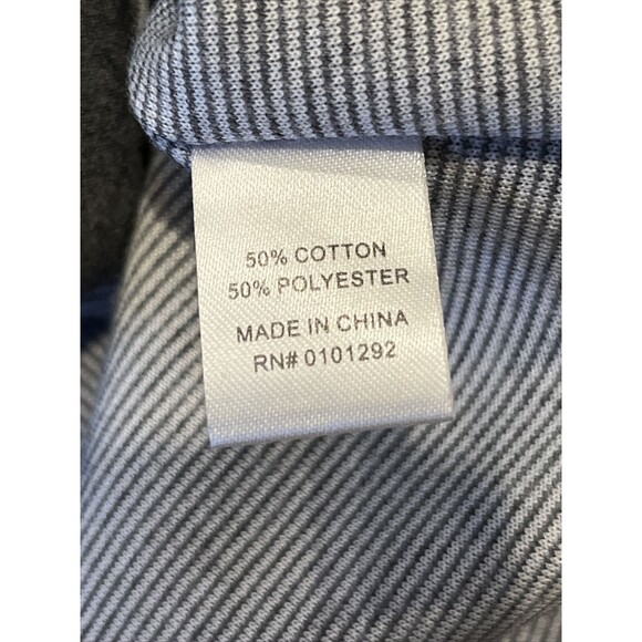 Lulu b Sz Medium Terry Pullover Knit Top Sweatshirt Button Back V-neck Gray EUC - Picture 8 of 8